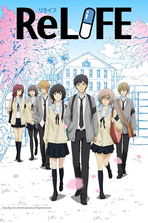 ReLIFE (Season 1) Complete Multi Audio [Hindi-English-Japanese] Anime Series